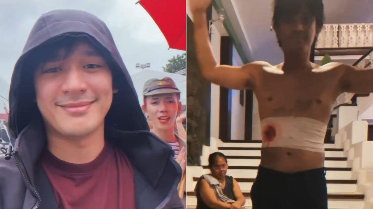 Mikoy Morales shows what taping days look like on 'Pulang Araw' set