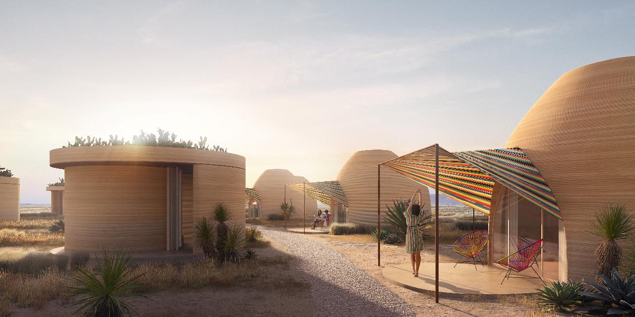 World's first 3D-printed hotel takes shape in Texas