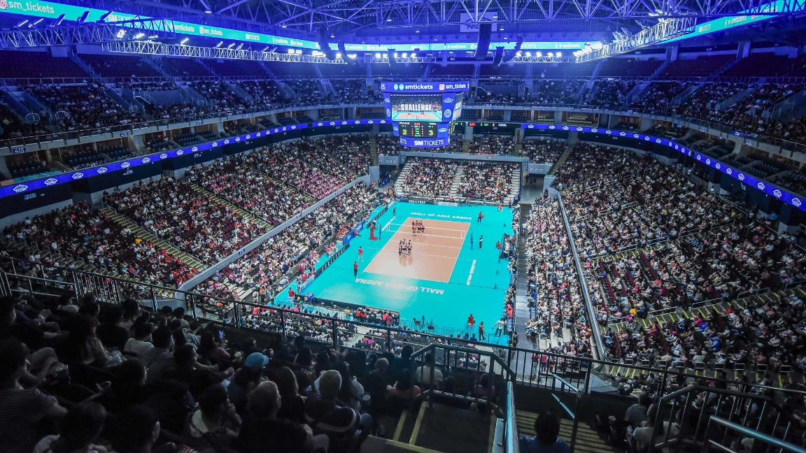 Premier Volleyball League playoffs at the MOA Arena