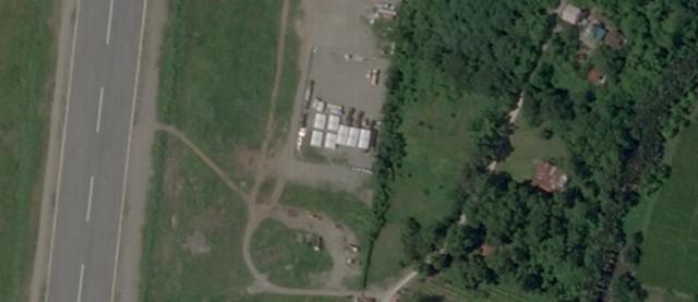 Satellite image shows the Typhon missile system at Laoag International Airport, in Laoag, Ilocos Norte, September 13, 2024. 2024 Planet Labs Inc./ Handout via REUTERS