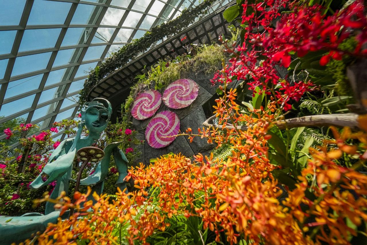 Singapore's Gardens by the Bay showcases 'Bahay Kubo'-themed orchid display