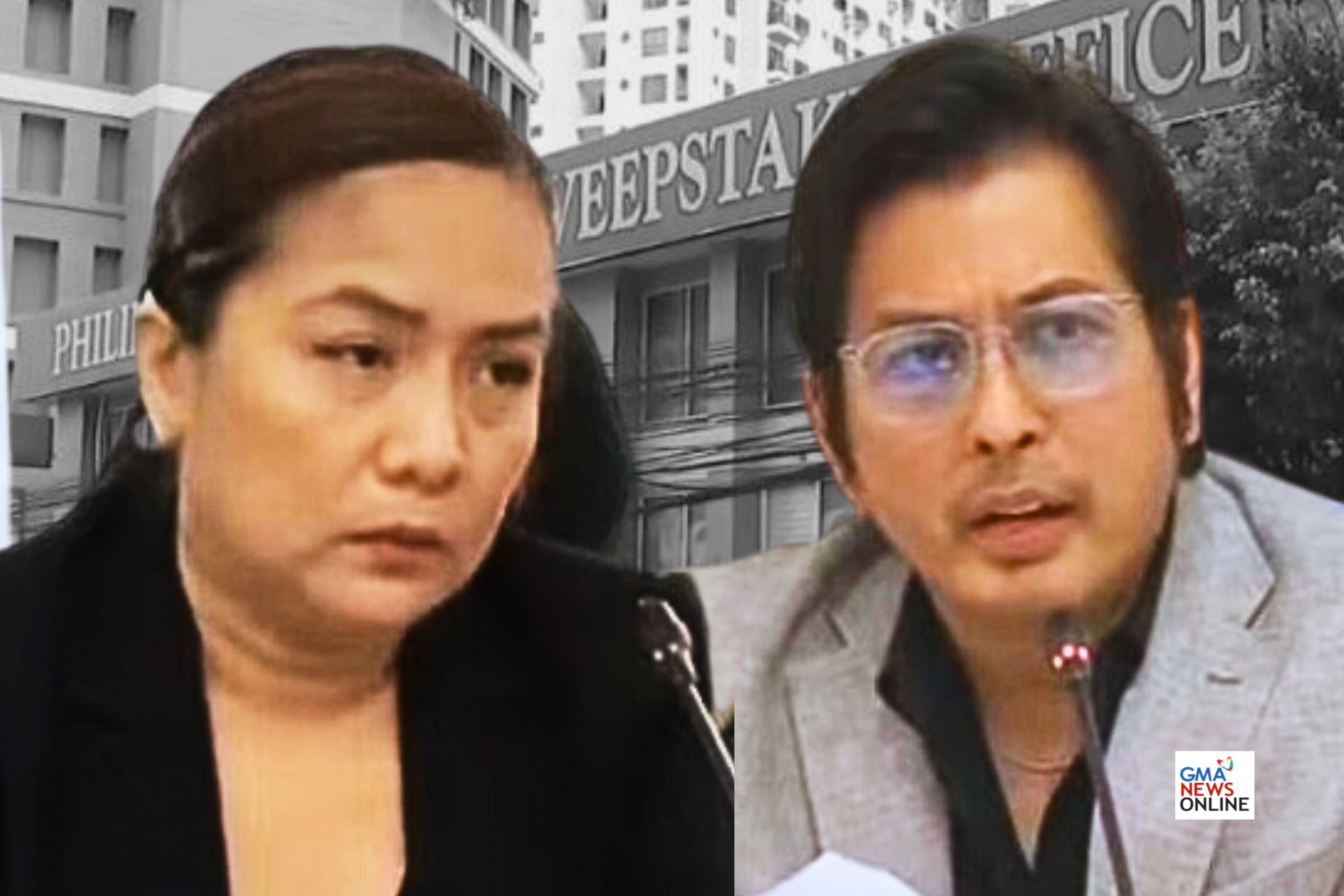 Former PCSO General Manager Royina Garma was questioned for appointing several of her relatives in the state-run charity corporation.