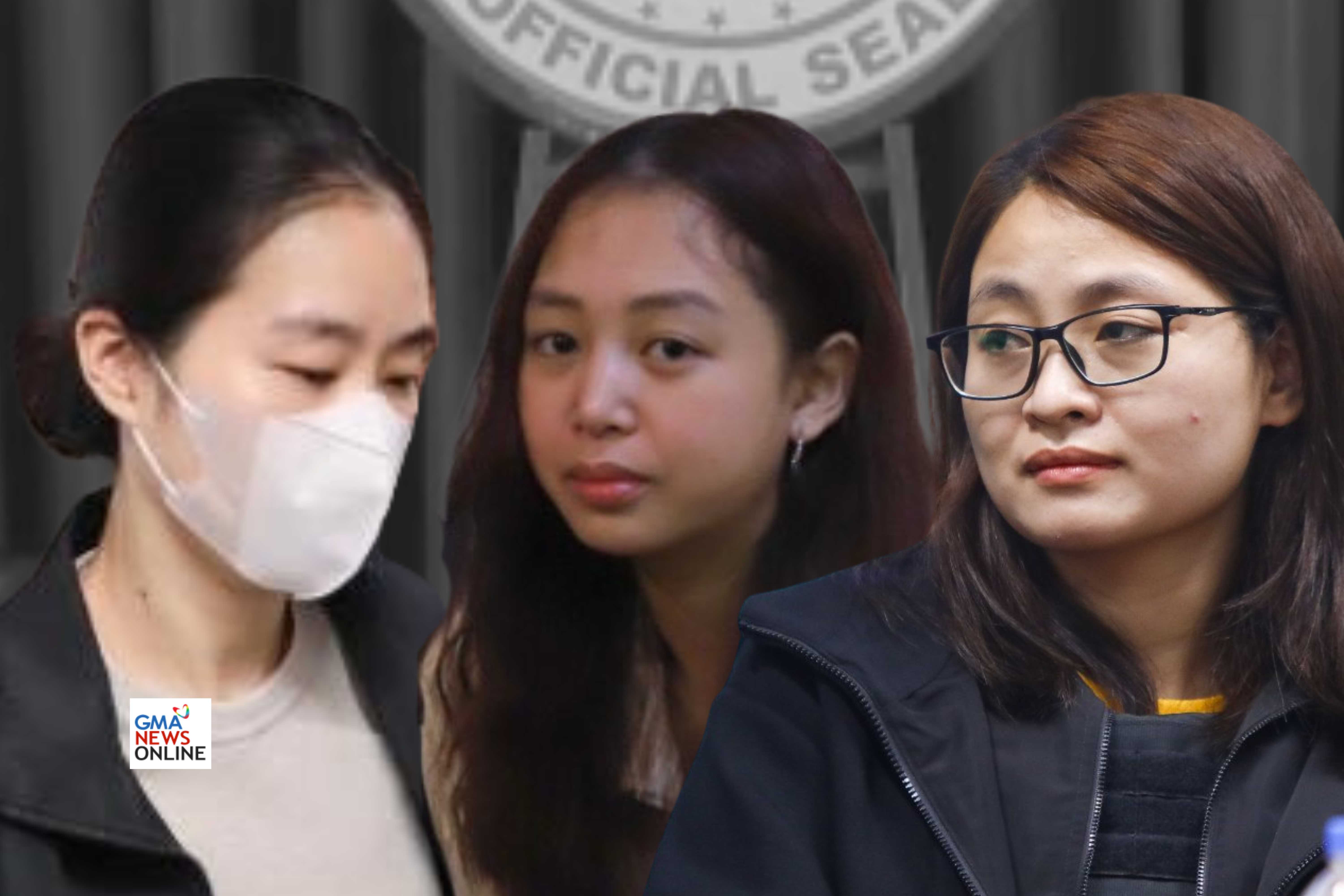 LOOK: Alice, Shiela Guo and Cassandra Ong in Senate probe