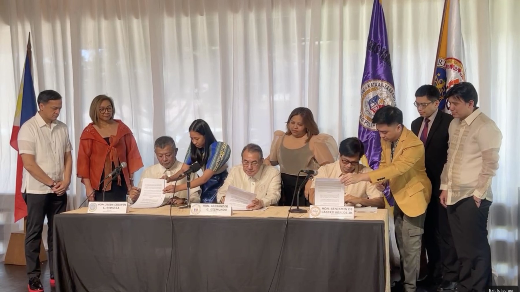 DOJ-SC-DILG sign agreement on nat’l justice information system