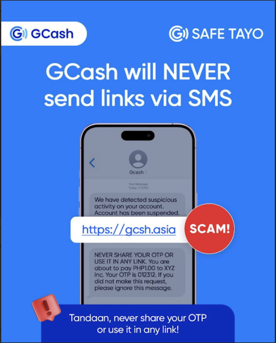 GCash shares essential tips to avoid spoofing scams