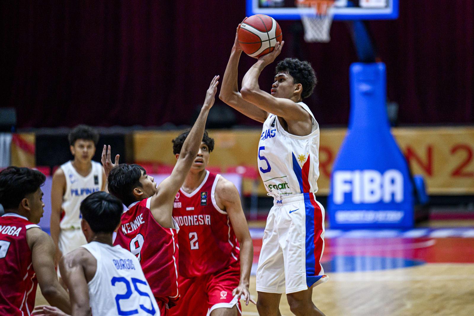 Gilas Pilipinas Boys at the 2024 FIBA U18 Asia Cup