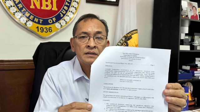 NBI: Guo signatures on counter affidavit, Senate attendance don't match