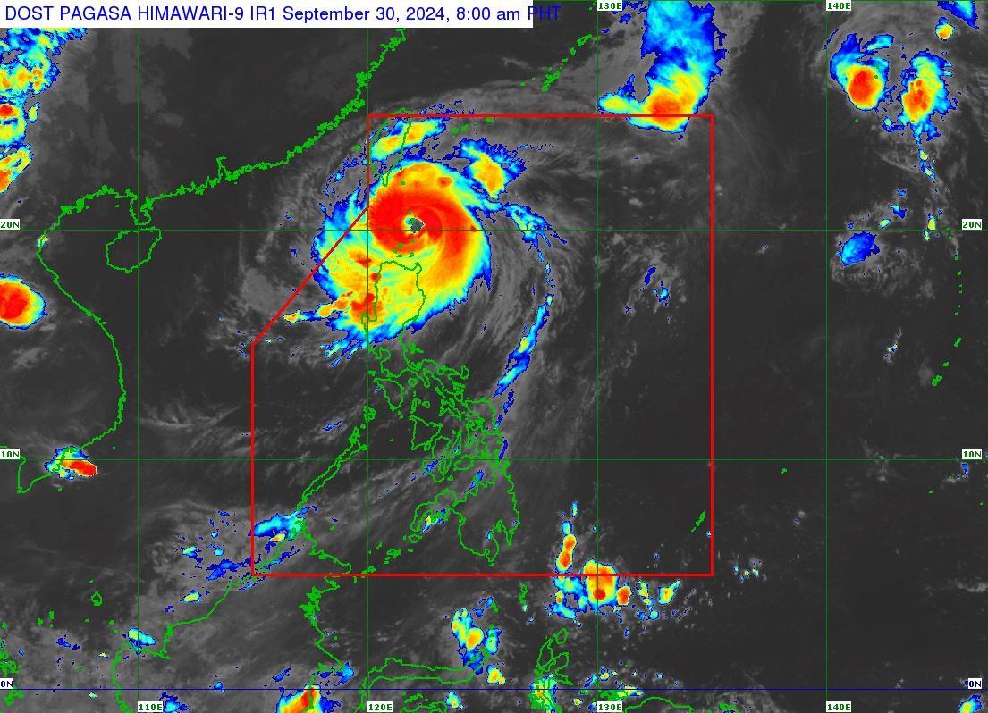 Typhoon Julian, Sept. 30, 2024, 8 a.m.