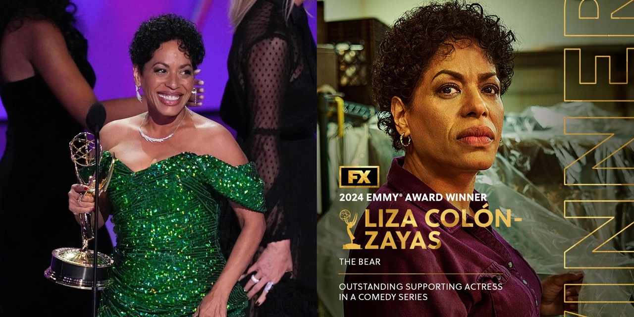 Emmys 2024: ‘The Bear’ star Liza Colón-Zayas makes history as first Latina to win Best Supporting Actress in a Comedy Series 