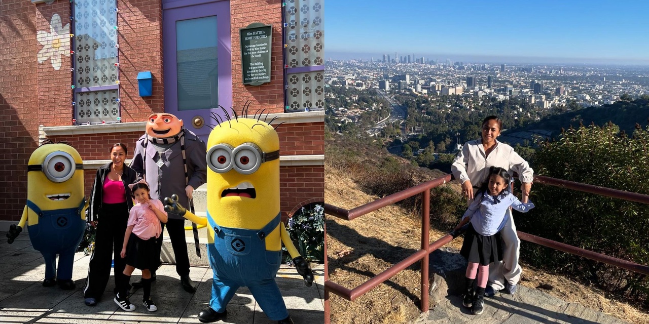 Rochelle Pangilinan bonds with daughter Shiloh in California