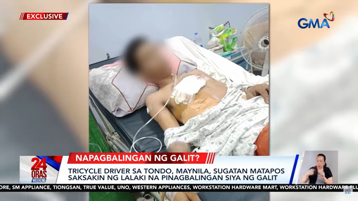 Tricycle driver, malubha nang saksakin ng pasaherong napagbalingan siya ng galit sa Maynila
 thumbnail