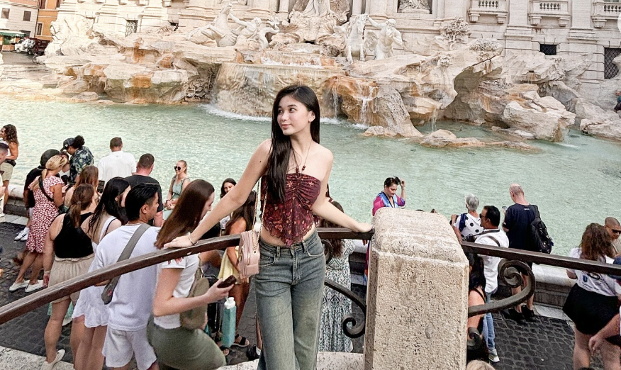 Sofia Pablo visits ‘Emily in Paris’ filming locations in Rome