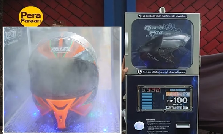 Helmet cleaning vendo machine, epektibo kaya nakakalinis at kumusta naman ang kita?  thumbnail