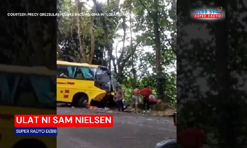 5, patay sa banggaan ng isang pampasaherong bus at SUV sa Majayjay, Laguna thumbnail