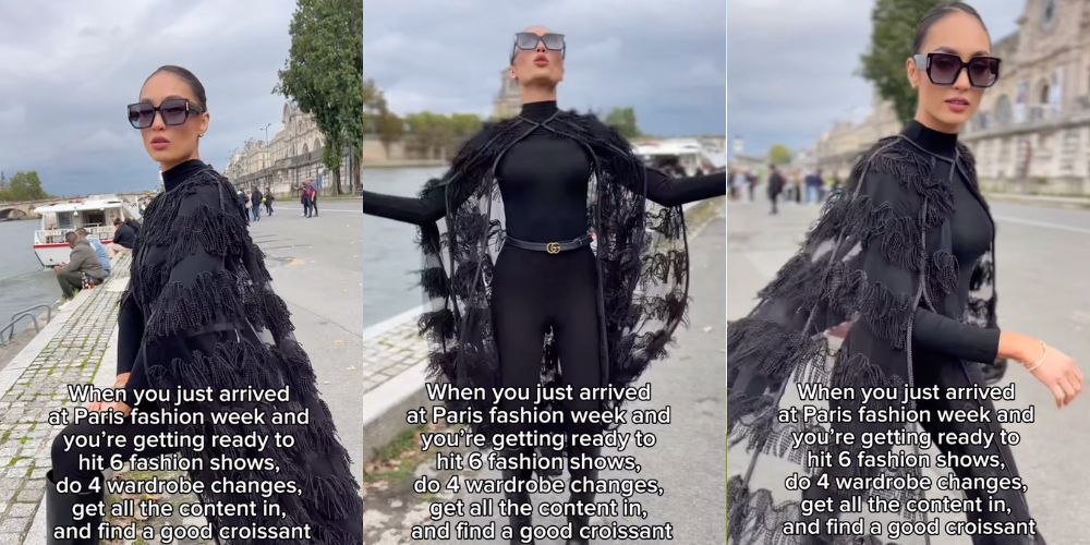 R’Bonney Gabriel says finding good croissants is part of Paris Fashion Week experience