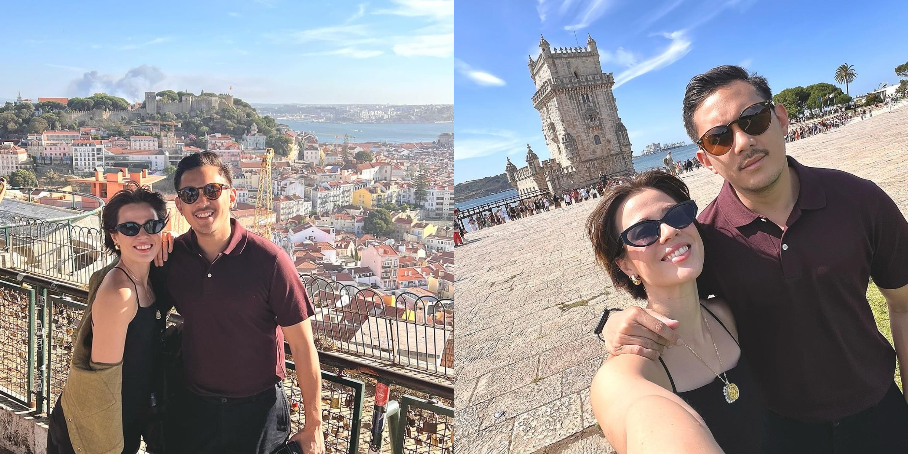 Valeen Montenegro, husband Riel Manuel visit Lisbon’s Rua Augusta, Jardim da Torre de Belém