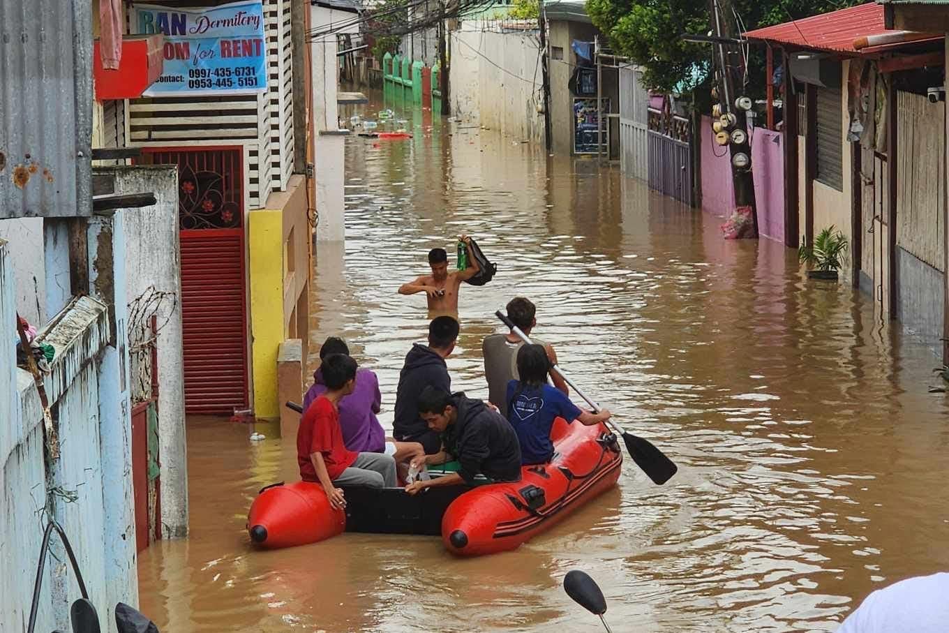 The local government of Zamboanga City has implemented a preemptive evacuation in barangays affected by flood following heavy rains caused by southwes
