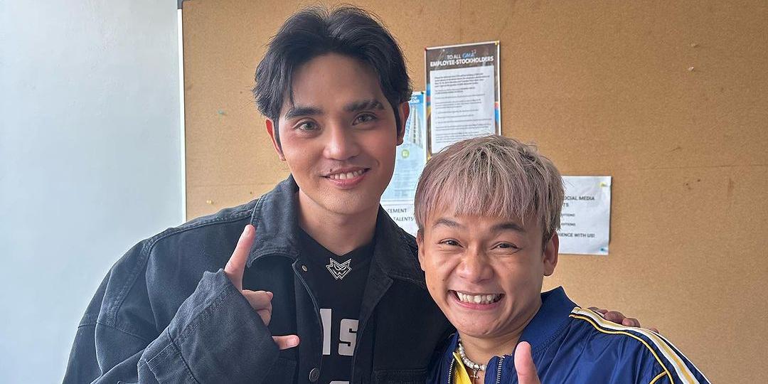 Buboy Villar is a 'happy kid' as he takes pics with SB19's Pablo