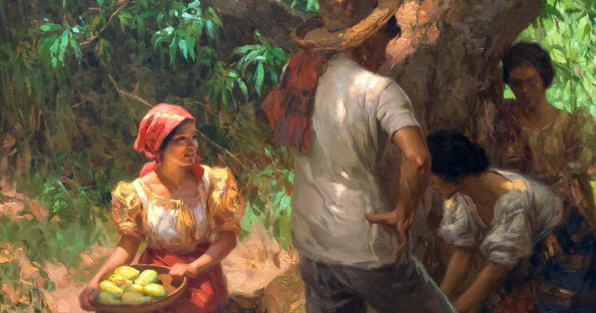 Fernando Amorsolo's 'Under the Mango Tree' sold for P57 million, sets new record at Leon Gallery's auction