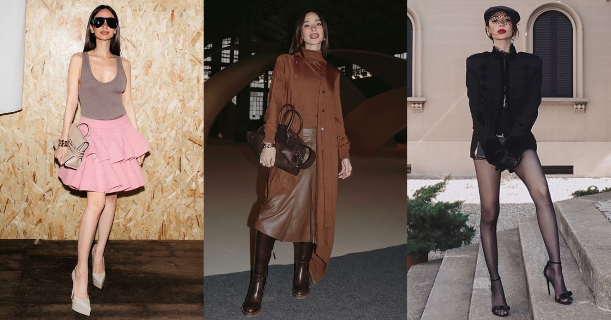 Heart Evangelista's breathtaking looks at Milan Fashion Week 2024