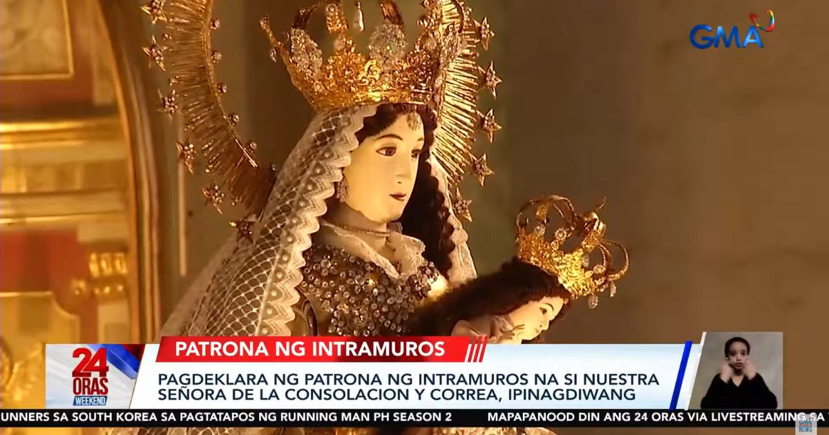 Intramuros celebrates first-ever fiesta in honor of Our Lady of La Consolacion Y Correa