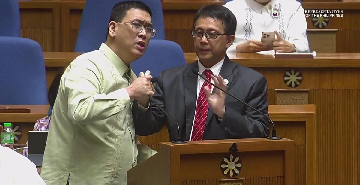 Solons tussle over mic during plenary debates on DOH"s 2025 budget