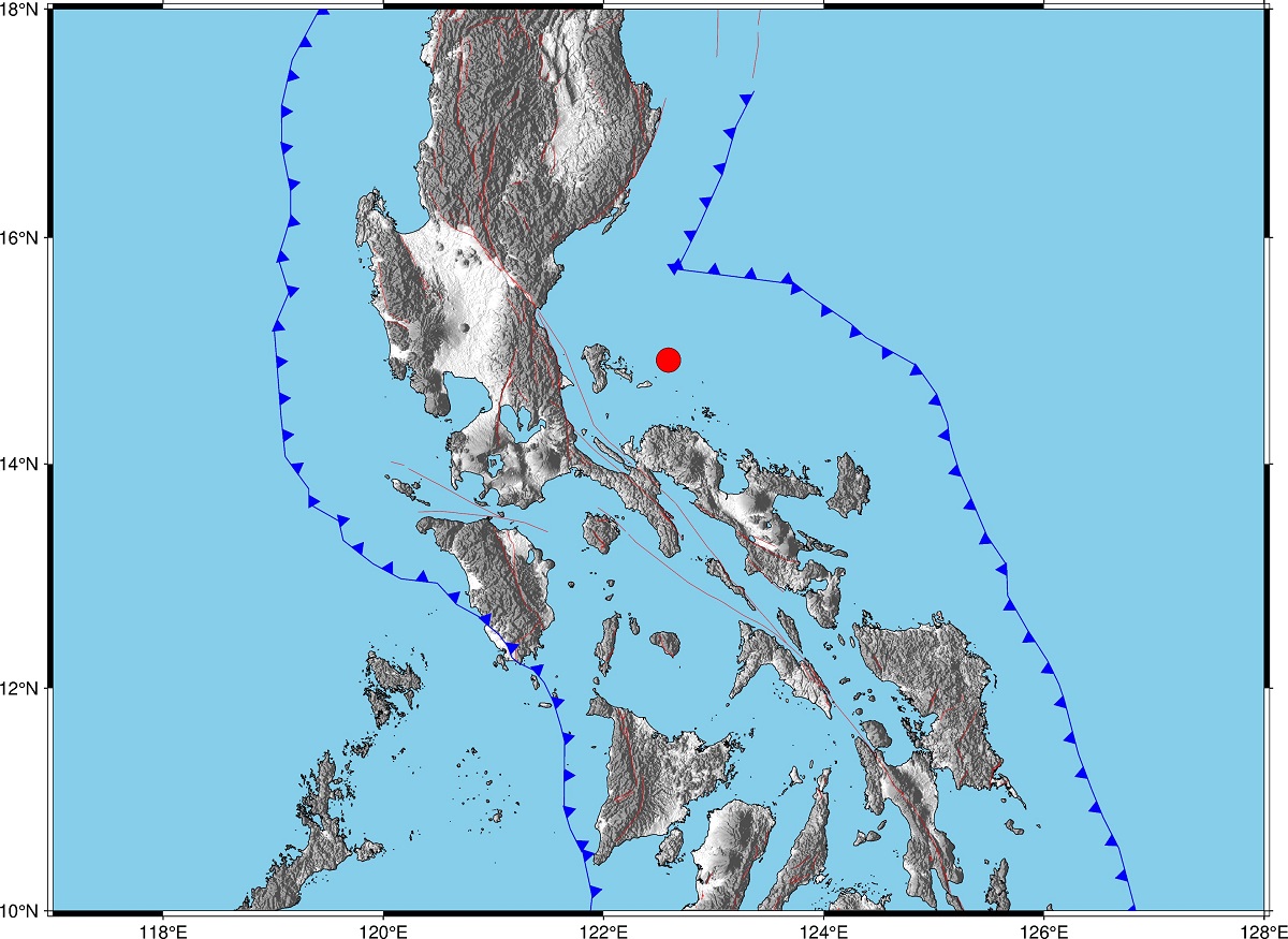 Magnitude 5.6 earthquake jolts Jomalig, Quezon