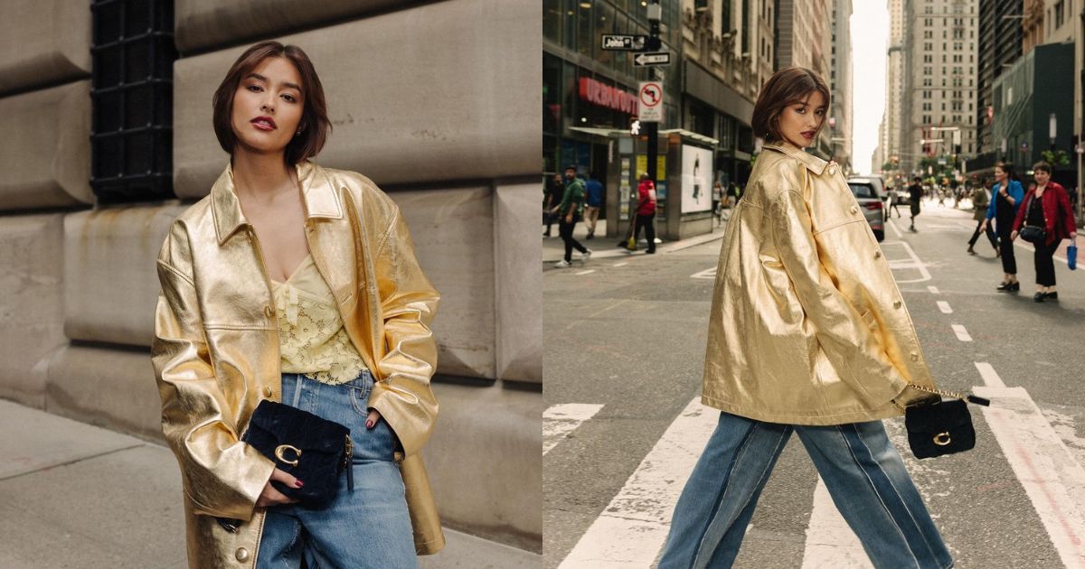 Liza Soberano is gorgeous in gold in New York