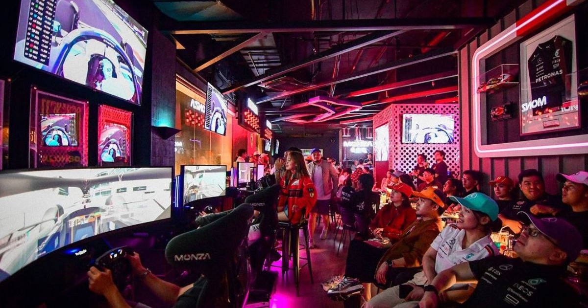 This barcade in Pasig hosts viewing parties for F1 racing