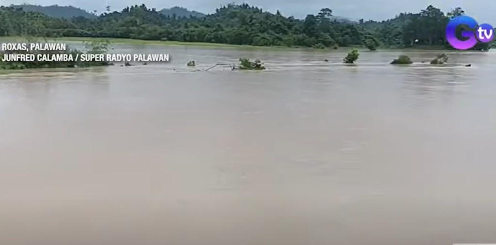 Flood in Roxas, Palawan due to heavy rains