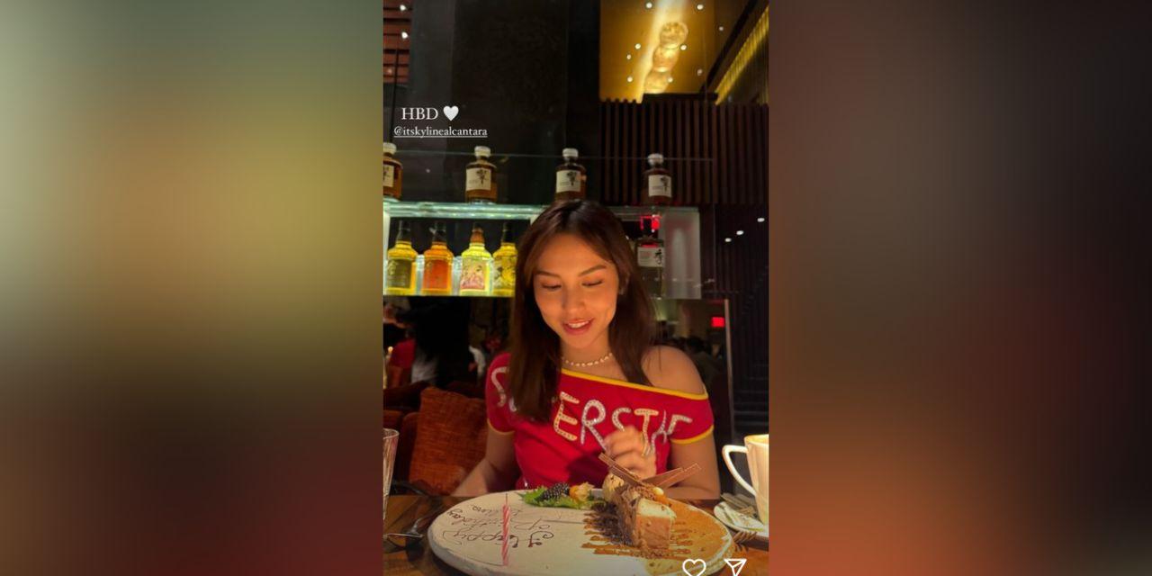 Kobe Paras posts birthday greeting for Kyline Alcantara on IG