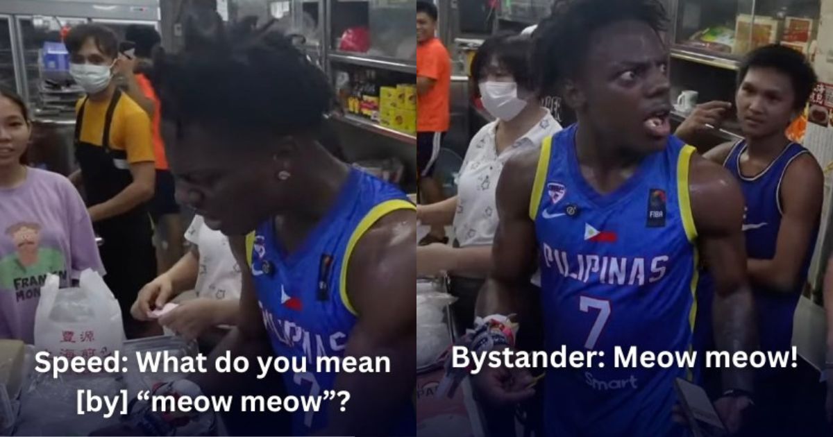 American content creator IShowSpeed has a funny reaction to Pinoys referring to siopao as 'meow meow'