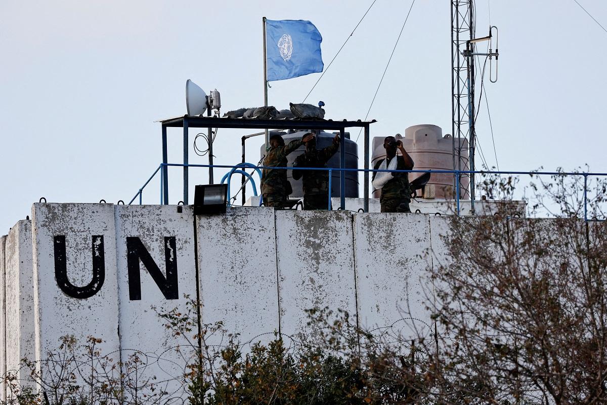 Israeli forces fire at UN peacekeeper positions in south Lebanon