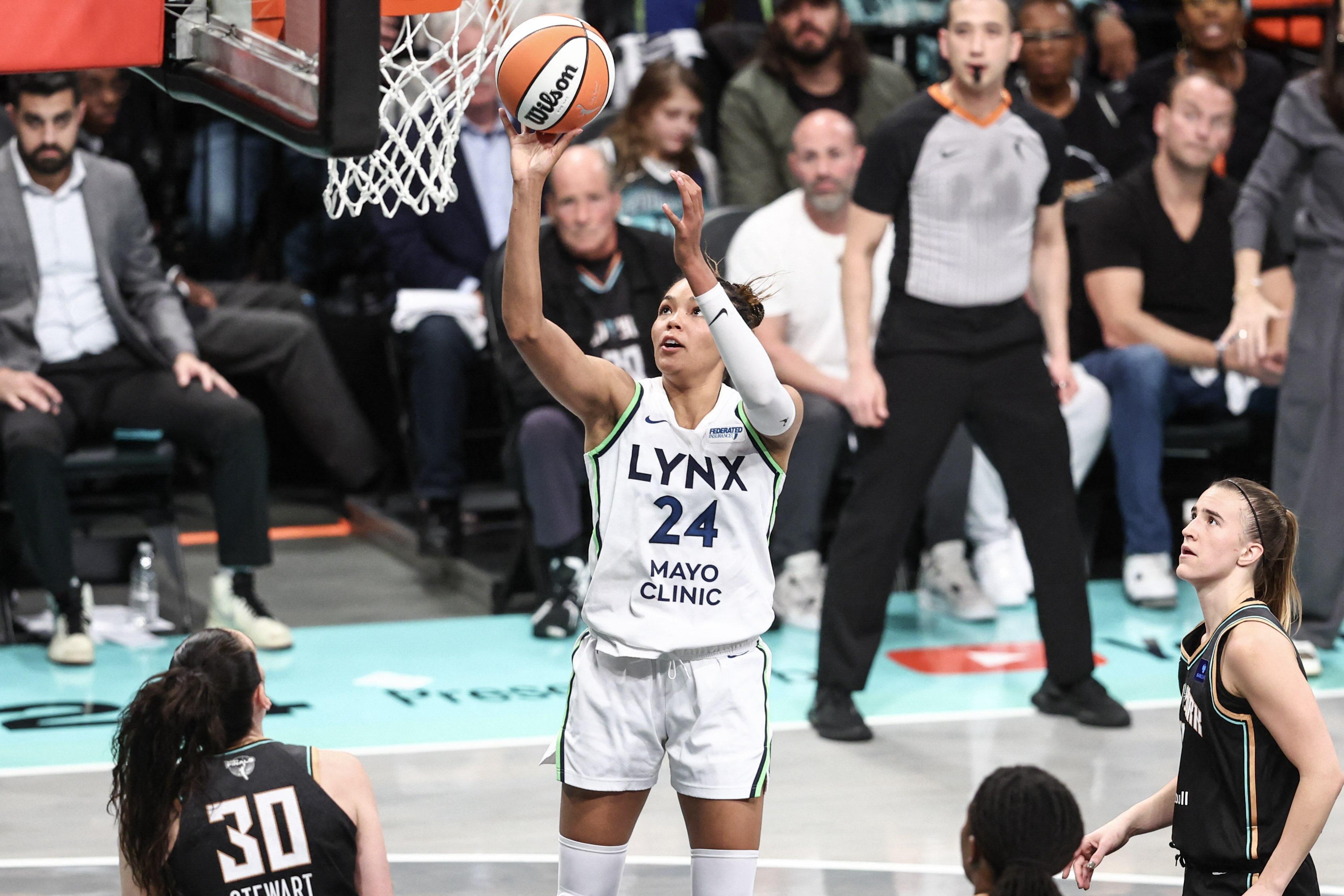 Lynx rally for wild OT win over Liberty in WNBA Finals opener GMA