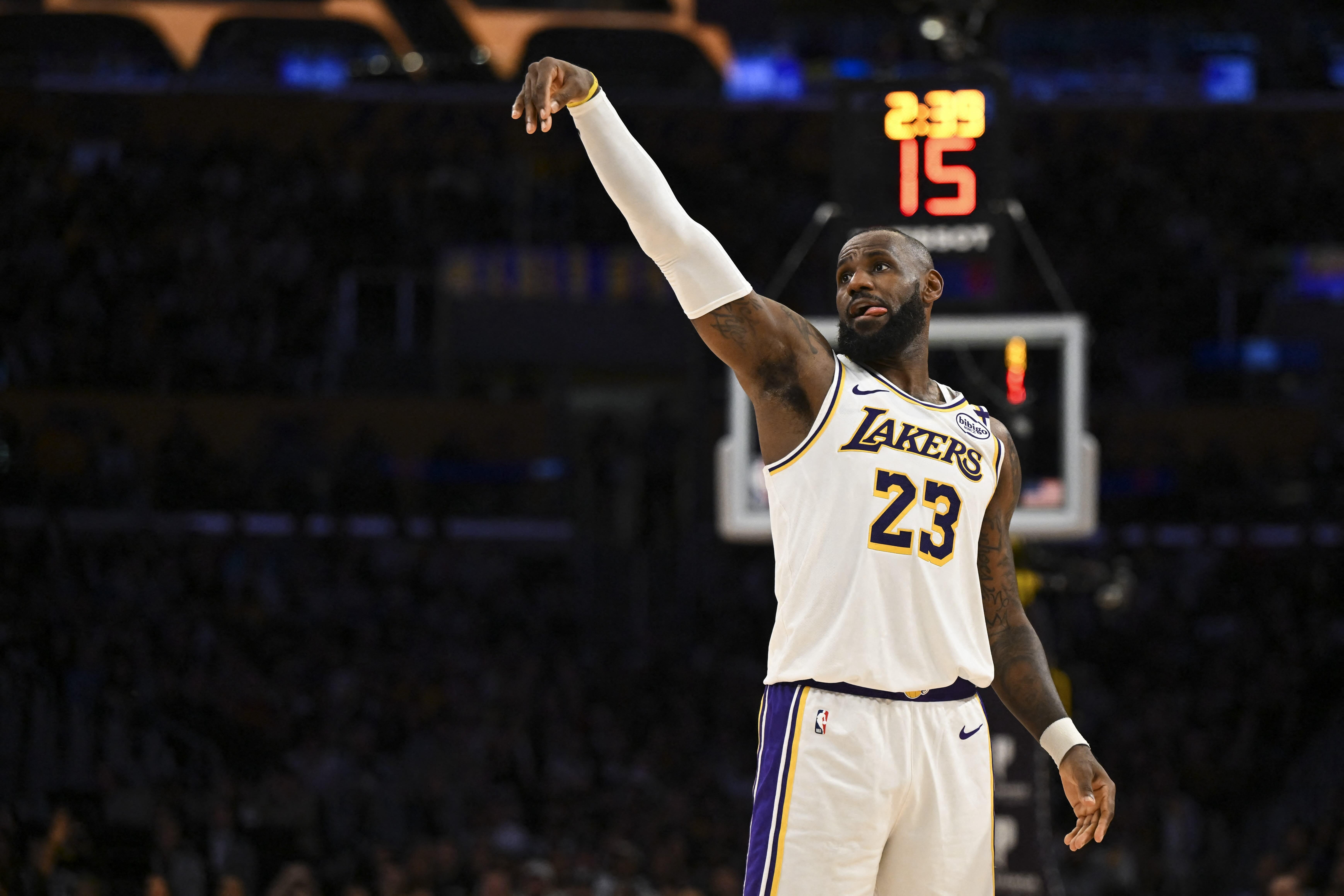 NBA LeBron James says he wants to finish his career with the Lakers GMA News Online