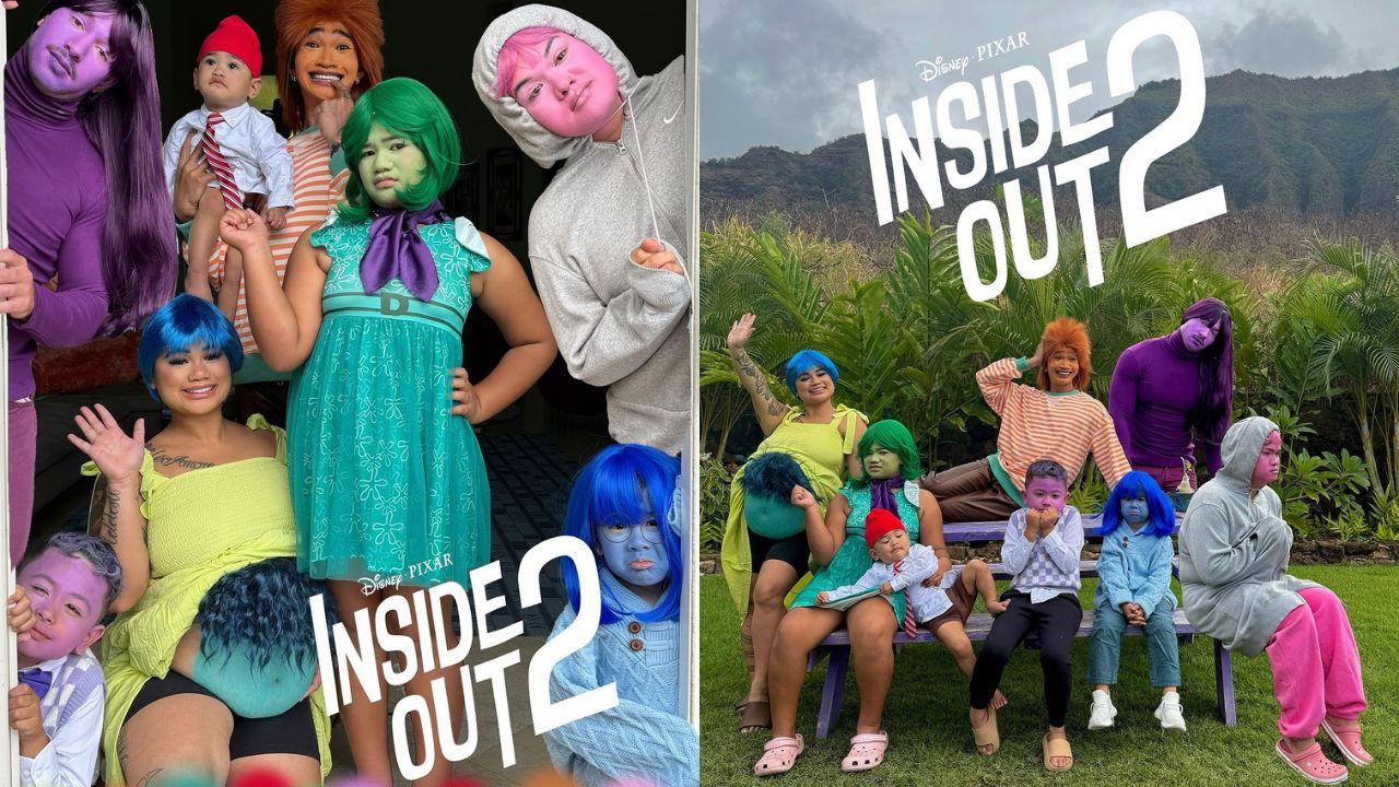 Bretman Rock, BF, family go all out as 'Inside Out' characters for Halloween