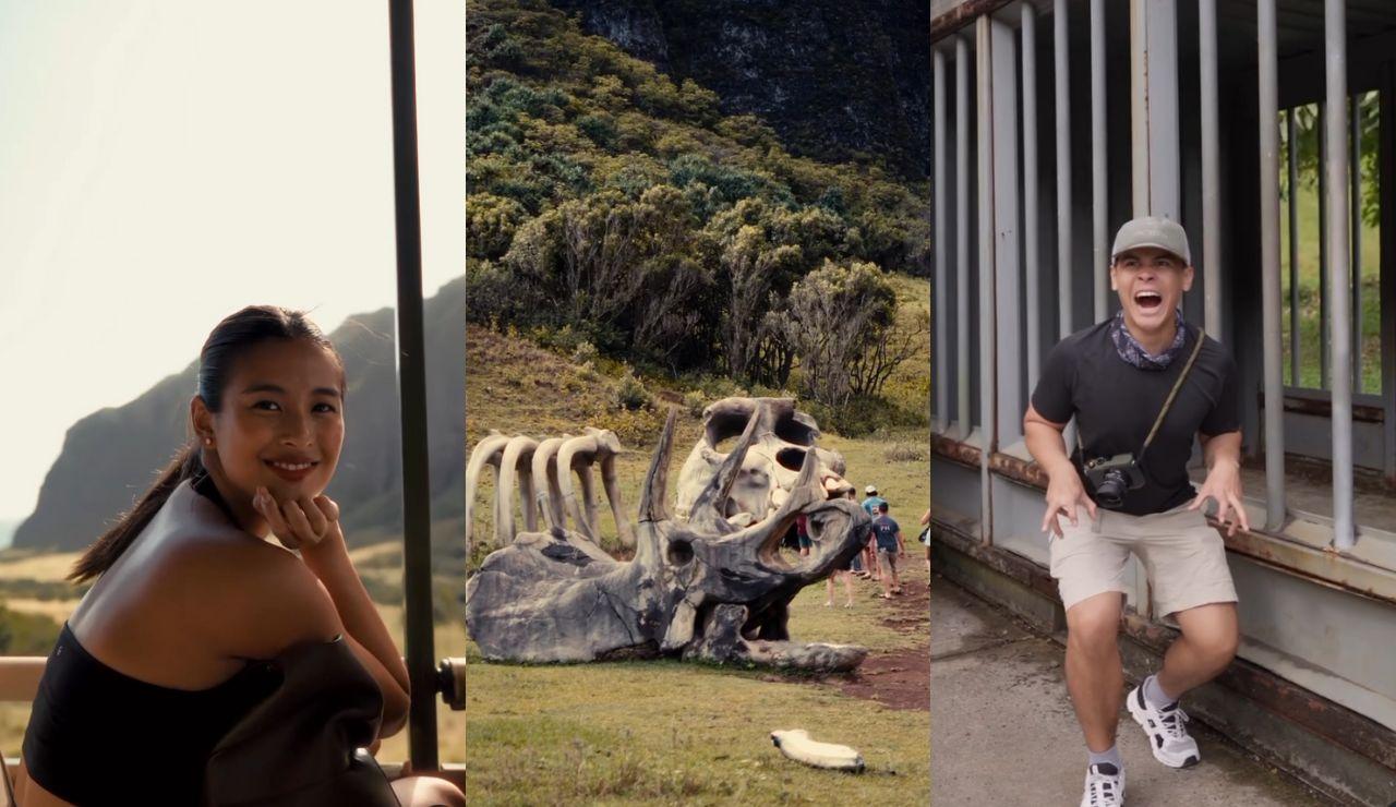 Khalil Ramos, Gabbi Garcia visit 'Jurassic Park' filming location in Hawaii 