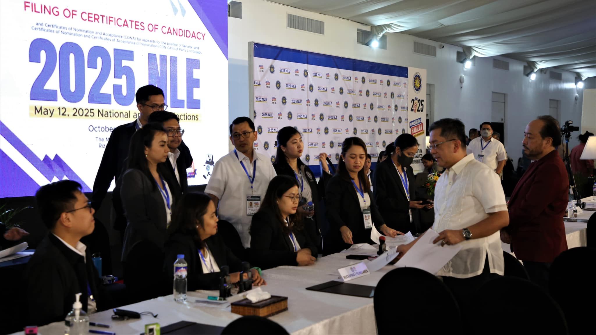 The filing of COC and CONA for the National and Local Elections (NLE) 2025 continued on Friday, October 4, 2025.