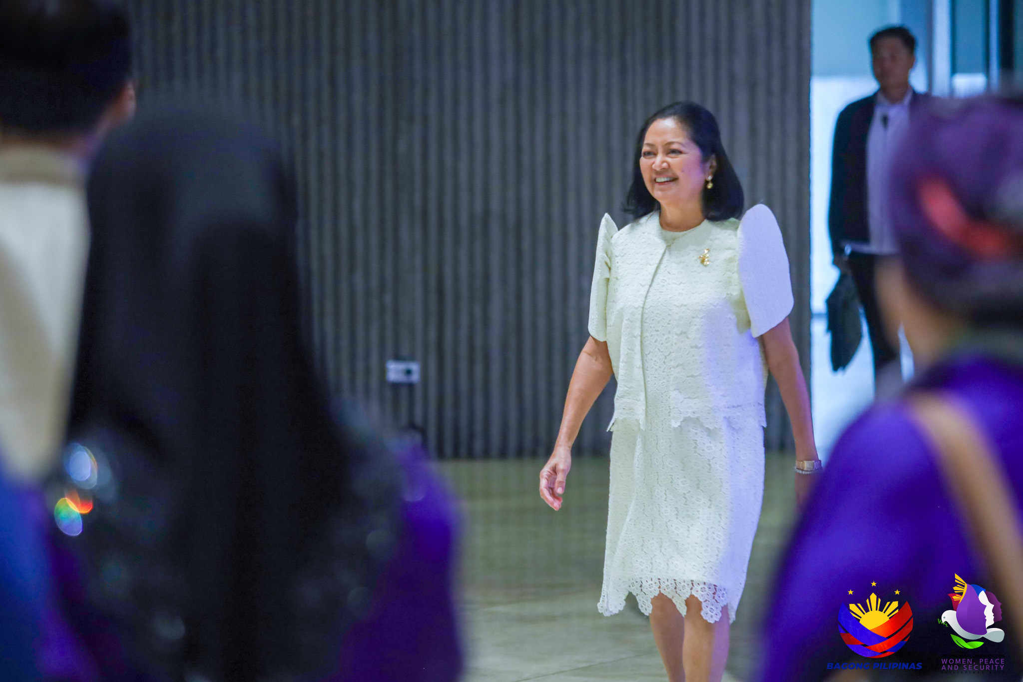 First Lady Liza Araneta-Marcos highlighted the vital role of women when it comes to promoting peace and security in society.