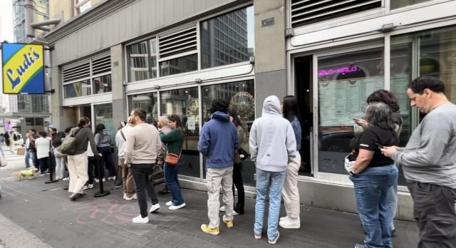 A line forming outside Ludi's Restaurant is not uncommon, as people of different nationalities crave for the distinct Filipino flavor of the 'silog' meals. Photo by JP Soriano/GMA Integrated News