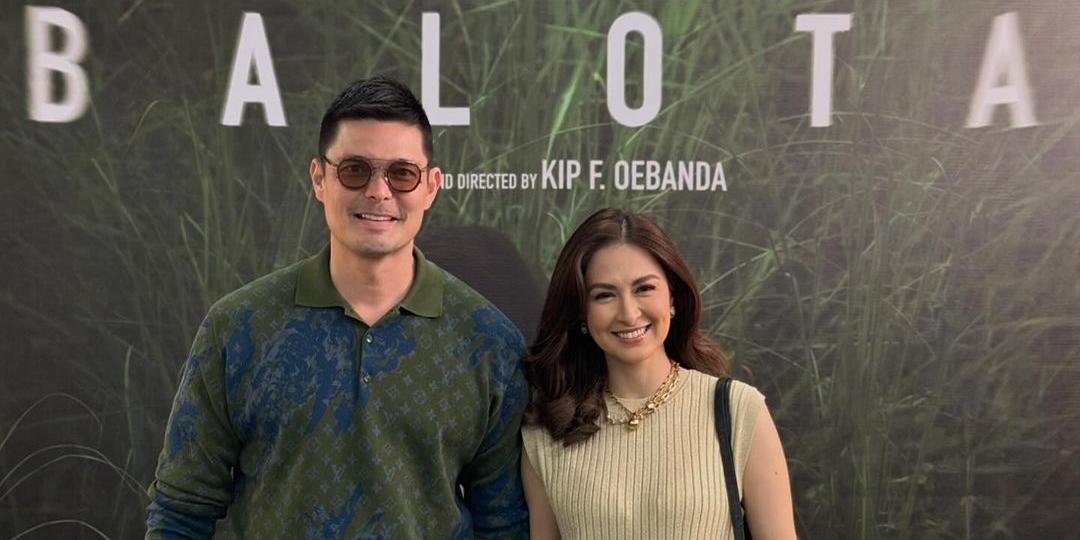 Dingdong Dantes filled with 'immense pride' for Marian Rivera at 'Balota' red carpet premiere | GMA News Online