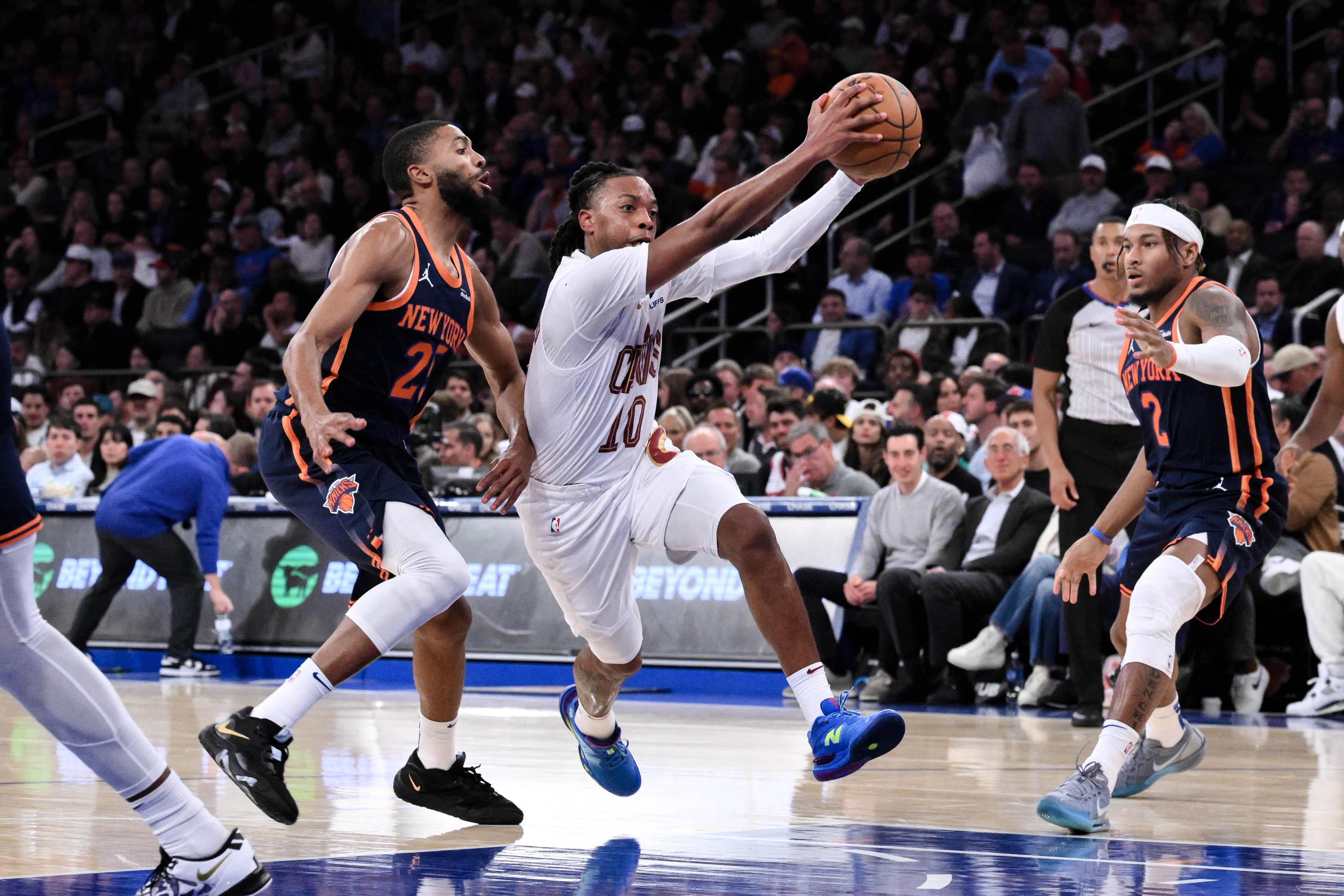 NBA: Darius Garland scores 34 to lead Cavs’ rally past Knicks