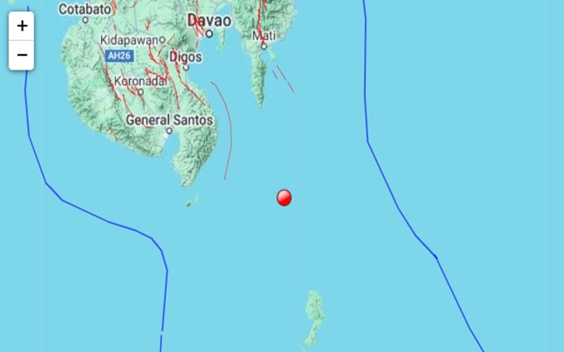 Magnitude 5.2 quake hits off Davao Occidental