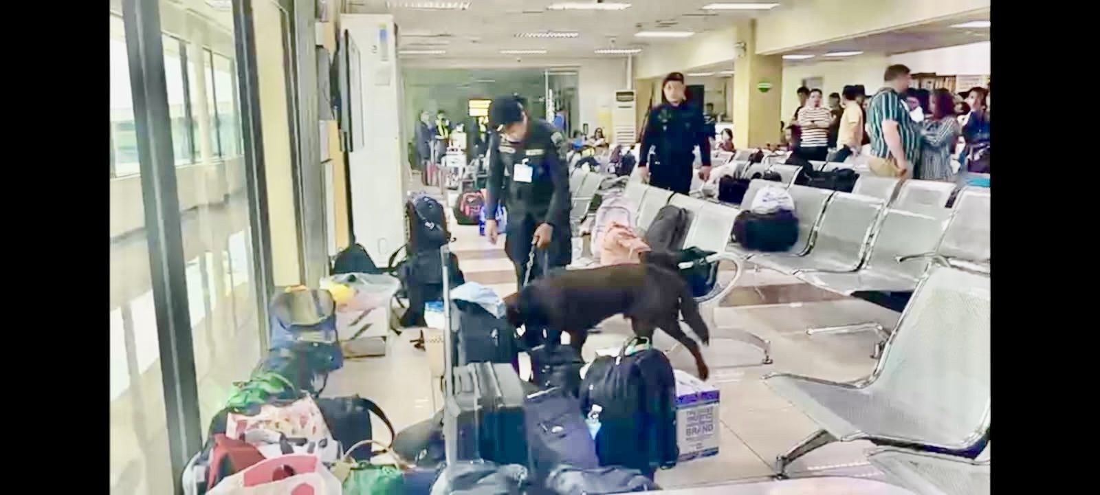 A flight bound to Manila from Bacolod-Silay Airport was slightly interrupted due to  after two passengers were heard talking about watusi.