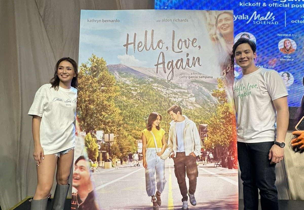 'Hello, Love, Again' tour is coming to Taguig on Tuesday to launch official trailer