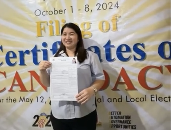 Marikina solon Maan Teodoro files COC for mayor