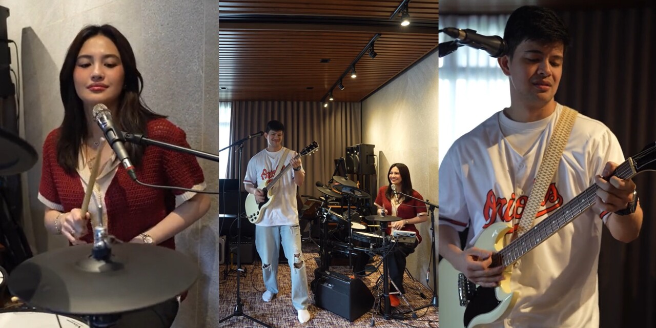 Julie Anne San Jose plays drums, sings ‘Highway to Hell’ with Rayver Cruz