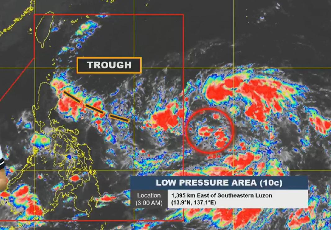 LPA expected to enter PAR; trough to bring rains over parts of Luzon