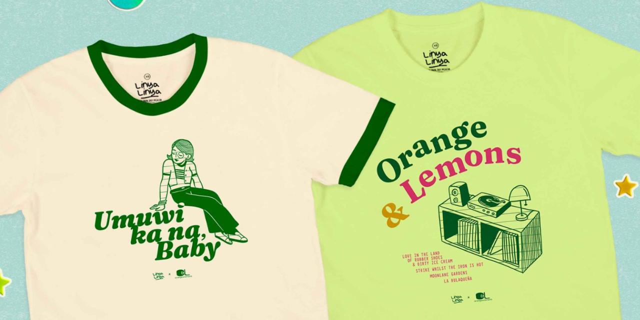 Orange & Lemons taps Linya-Linya for 25th anniversary concert shirt