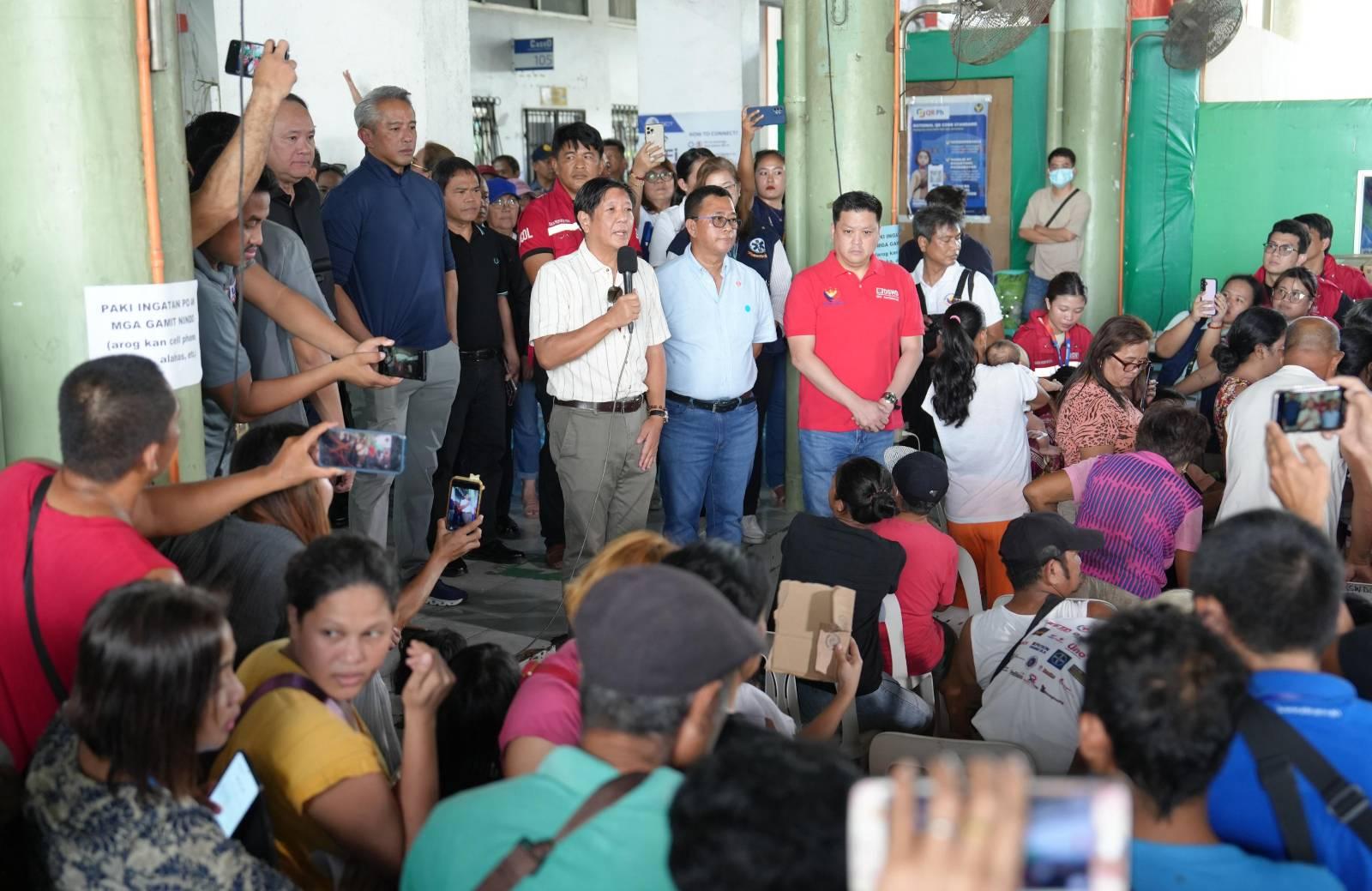 Marcos releases P80-M cash aid to Albay, Naga City